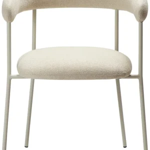 Beställ idag Plenti karmstol - Vit bouclé/cashmere cashmere - Möbler