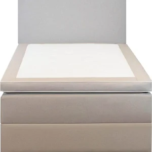 Populär Säng 120x200 cm beige med förvaring 5 zoner pocket - Sänggavel ingår beige - Möbler
