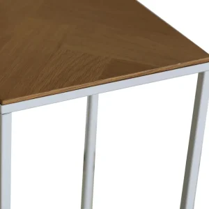Revel sängbord - Vit / Fishbone ek - Frame Vit/fishbone ek frame - Möbler Snabb frakt