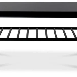 Fynd Saltö soffbord med hylla 110 x 60 cm - Svart Svart - Möbler
