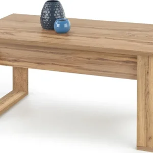 Soffbord med förvaringslådor 110x60 cm ek Wotan ek - Möbler Begränsat antal