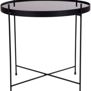 Outlet Venezia Soffbord 48 x 48 cm - Stål/glas Stål/glas - Möbler