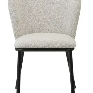 Endast denna vecka Stol beige boucle svarta ben Beige - Möbler