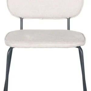 Sista chansen Stol beige tyg med svarta ben Beige - Möbler