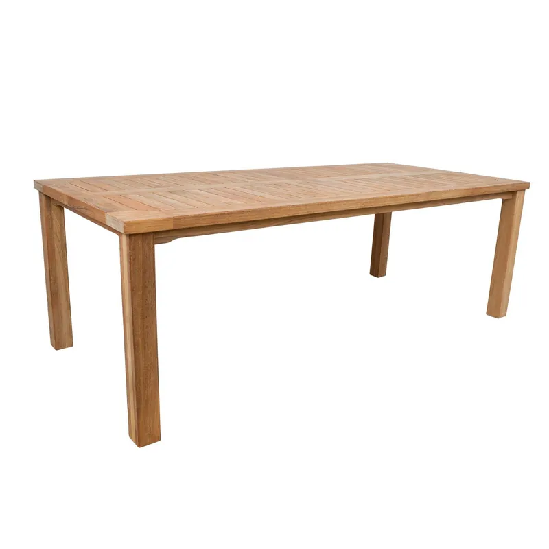 Beställ idag Bord Bali 220x100x75 cm teak Brun - Utemöbler