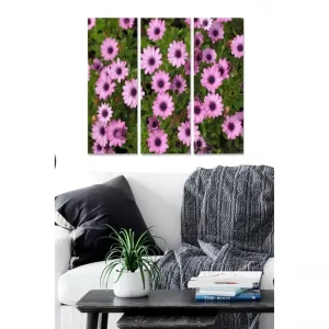Canvastavla Floral 3-pack Flerfärgad - Inredning & dekor Köp online