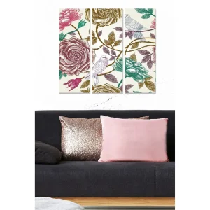 Canvastavla Abstract 3-pack Flerfärgad - Inredning & dekor risnedsättning