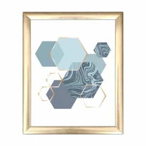 Begränsat antal Tavla Geometrical med Ram Flerfärgad - Inredning & dekor