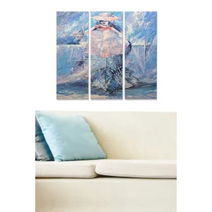 Canvastavla Abstract 3-pack Flerfärgad - Inredning & dekor Fynd