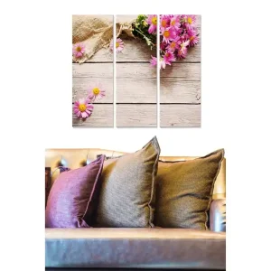 Tavla Floral 3-pack Flerfärgad - Inredning & dekor Billigare