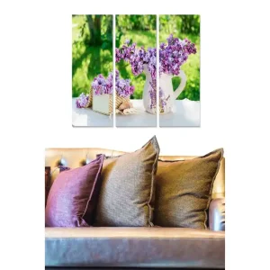 Tavla Floral 3-pack Flerfärgad - Inredning & dekor Begränsad tid