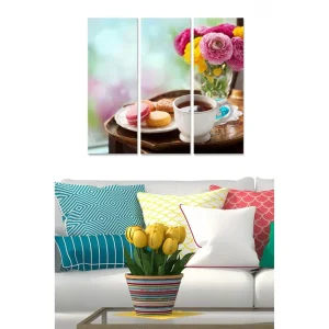 Canvastavla Floral 3-pack Flerfärgad - Inredning & dekor Beställ nu
