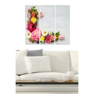 Sista chansen Tavla Floral 3-pack Flerfärgad - Inredning & dekor