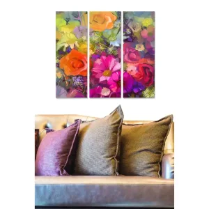 Tavla Floral 3-pack Flerfärgad - Inredning & dekor Handla nu