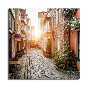 Canvastavla Floral Flerfärgad - Inredning & dekor risnedsättning