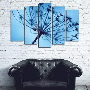 Billig Dekorativ Canvastavla 5-Delar 70x20 cm - Inredning & dekor