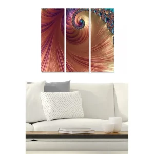 Canvastavla Abstract 3-pack Flerfärgad - Inredning & dekor Lågt pris