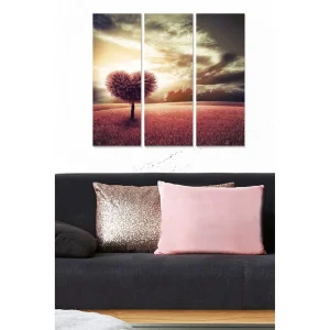 Canvastavla Love 3-pack Flerfärgad - Inredning & dekor Säker betalning