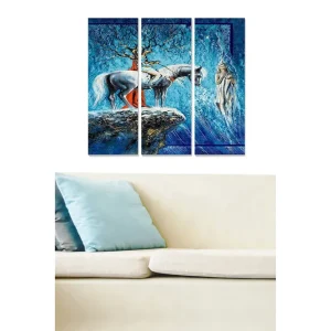 Canvastavla Abstract 3-pack Flerfärgad - Inredning & dekor Endast denna vecka