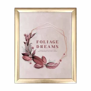 Tavla Floral med Ram Flerfärgad - Inredning & dekor Fynd