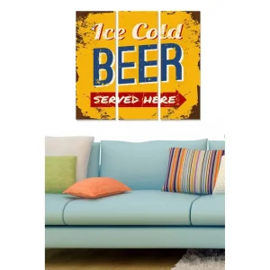 Tavla Advertisement 3-pack Flerfärgad - Inredning & dekor Snabb frakt