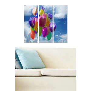 Billigare Canvastavla Colorful 3-pack Flerfärgad - Inredning & dekor