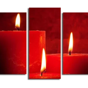Canvastavla 3-pack Flerfärgad - Inredning & dekor I lager