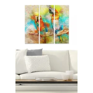 Tavla Abstract 3-pack Flerfärgad - Inredning & dekor Begränsad tid