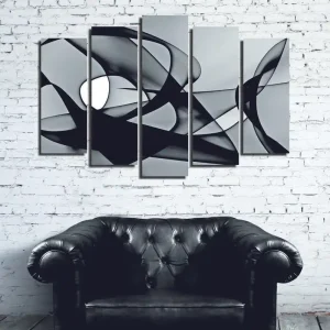 Billigare Dekorativ Canvastavla 5-Delar 70x20 cm - Inredning & dekor