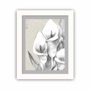 Tavla Floral med Ram Flerfärgad - Inredning & dekor Rea