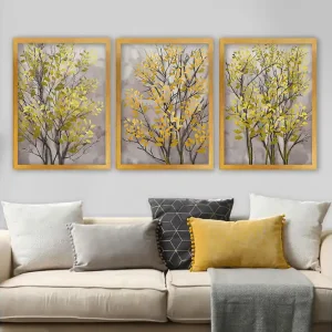 Begränsad tid Decorative Framed Painting (3 Pieces) 35x45 - Inredning & dekor
