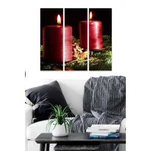 Canvastavla Floral 3-pack Flerfärgad - Inredning & dekor Reapris