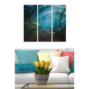 Canvastavla Floral 3-pack Flerfärgad - Inredning & dekor Fynd