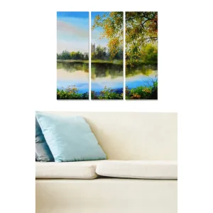 Begränsad tid Canvastavla Floral 3-pack Flerfärgad - Inredning & dekor