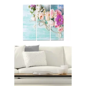 Sänkt pris Tavla Floral 3-pack Flerfärgad - Inredning & dekor