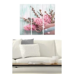 Canvastavla Floral 3-pack Flerfärgad - Inredning & dekor Sista chansen