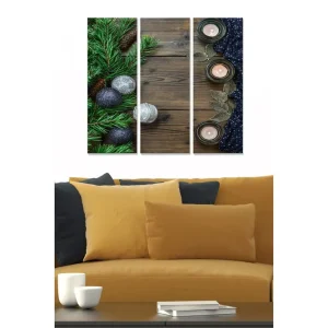 Tavla Christmas 3-pack Flerfärgad - Inredning & dekor Billig