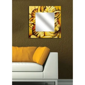 Billigare Armavir Dekorspegel 50x50 cm Flowers - Inredning & dekor