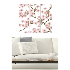Canvastavla Floral 3-pack Flerfärgad - Inredning & dekor Begränsat antal