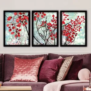 Sänkt pris Decorative Framed Painting (3 Pieces) 35x45 - Inredning & dekor