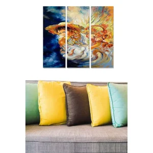 Canvastavla Abstract 3-pack Flerfärgad - Inredning & dekor Kampanjpris