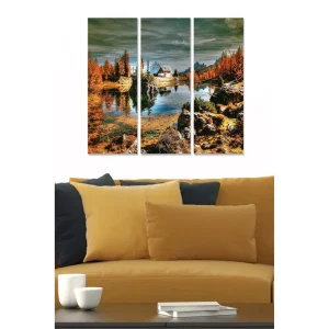 Tavla Scenic 3-pack Flerfärgad - Inredning & dekor risnedsättning