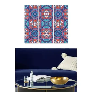 Canvastavla Abstract 3-pack Flerfärgad - Inredning & dekor Begränsat antal