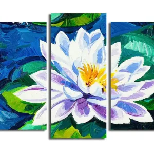 Canvastavla 3-pack Flerfärgad - Inredning & dekor Sista chansen