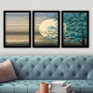 Billig Decorative Framed Painting (3 Pieces) 35x45 - Inredning & dekor