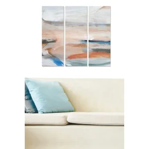 Sista chansen Canvastavla Abstract 3-pack Flerfärgad - Inredning & dekor