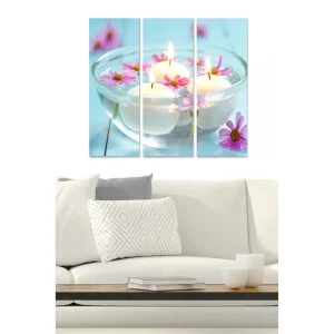 Canvastavla Floral 3-pack Flerfärgad - Inredning & dekor Endast idag