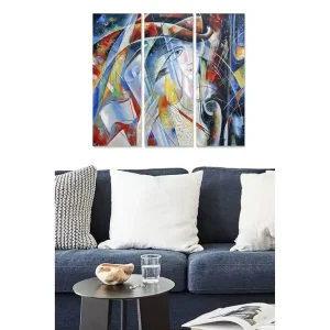 Canvastavla Abstract 3-pack Flerfärgad - Inredning & dekor Beställ idag