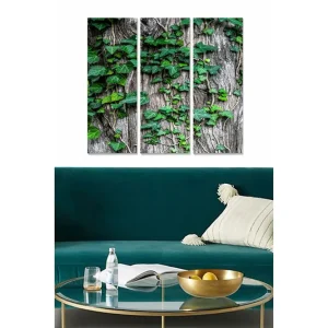 Bästa pris Canvastavla Floral 3-pack Flerfärgad - Inredning & dekor
