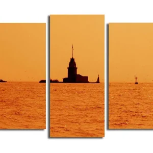Canvastavla 3-pack Flerfärgad - Inredning & dekor Nyhet